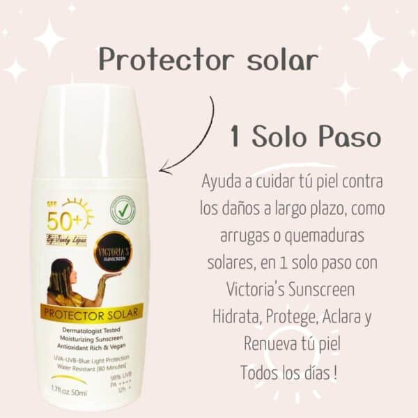 Protector Solar SPF 50 de Victoria’s Sunscreen - Imagen 3