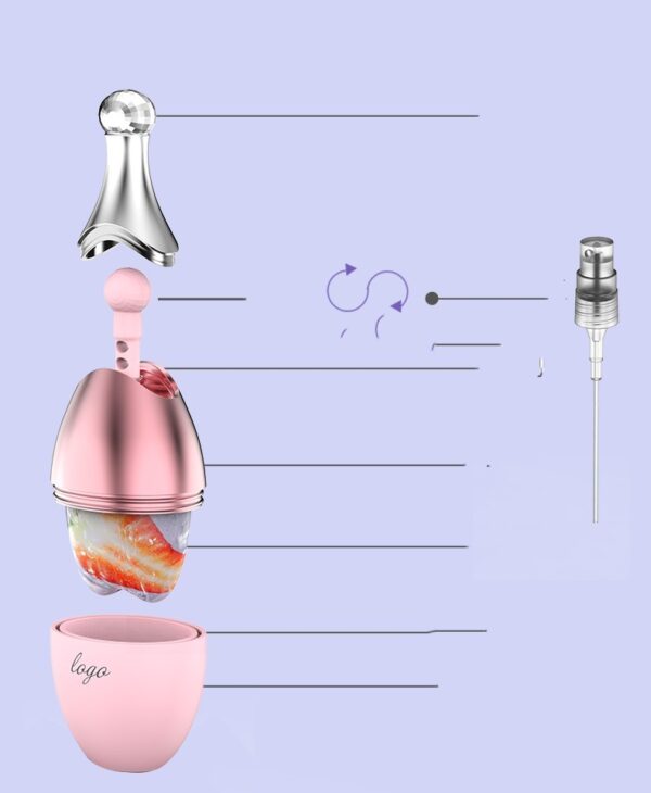 Skin Care Beauty Lifting Contouring Tool Silicone Ice Cube T - Imagen 7