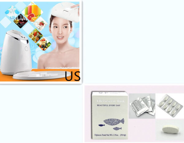 Face Mask Maker Machine Facial Treatment DIY Automatic Fruit Natural Vegetable Collagen Home Use Beauty Skin SPA Care - Imagen 7