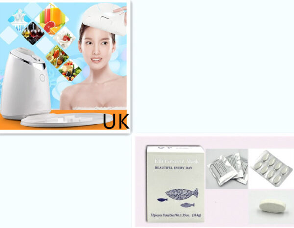 Face Mask Maker Machine Facial Treatment DIY Automatic Fruit Natural Vegetable Collagen Home Use Beauty Skin SPA Care - Imagen 2