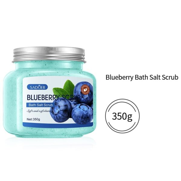 Fruit Bath Salt Scrub Cream Exfoliating Body Care / Crema exfoliante corporal con sales de baño de frutas - Imagen 3