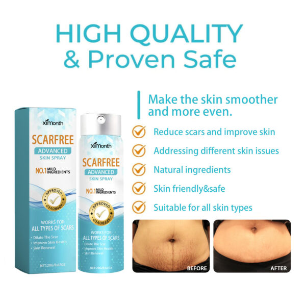 Lighten Scar Care Spray On Body Skin /Spray aclarador para cicatrices en la piel del cuerpo - Imagen 10