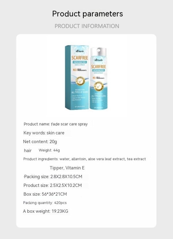 Lighten Scar Care Spray On Body Skin /Spray aclarador para cicatrices en la piel del cuerpo - Imagen 2