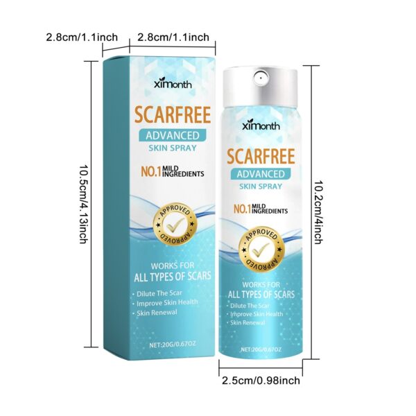 Lighten Scar Care Spray On Body Skin /Spray aclarador para cicatrices en la piel del cuerpo - Imagen 6