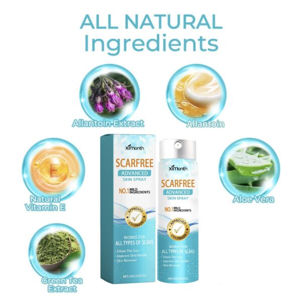 Lighten Scar Care Spray On Body Skin /Spray aclarador para cicatrices en la piel del cuerpo - Imagen 9