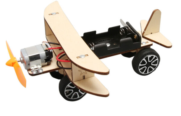 Wooden DIY Airplane Kids Puzzles Helicopter School Projects Experiment Kits Science Toys For Children Education - Imagen 3