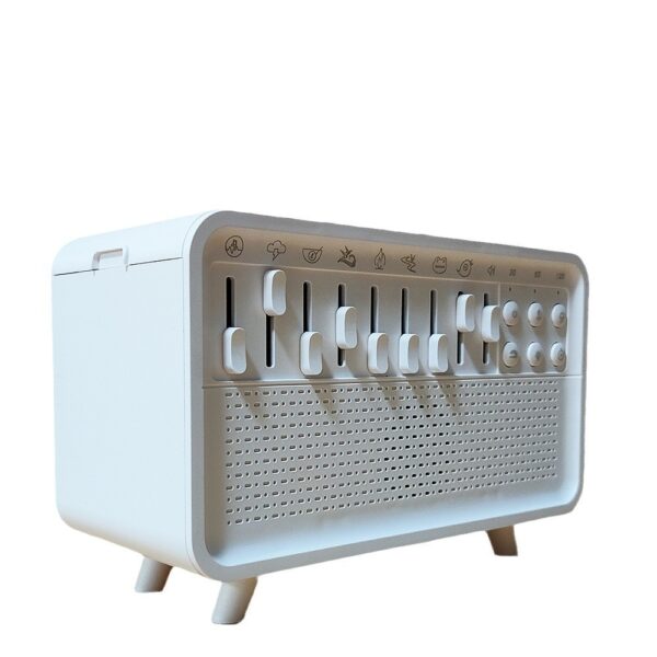3 In 1 Bluetooth Speaker White Noise Sleep Night Light Humidifier All-in-one Machine Free Combination Of 8 Group Nature Sound - Imagen 5
