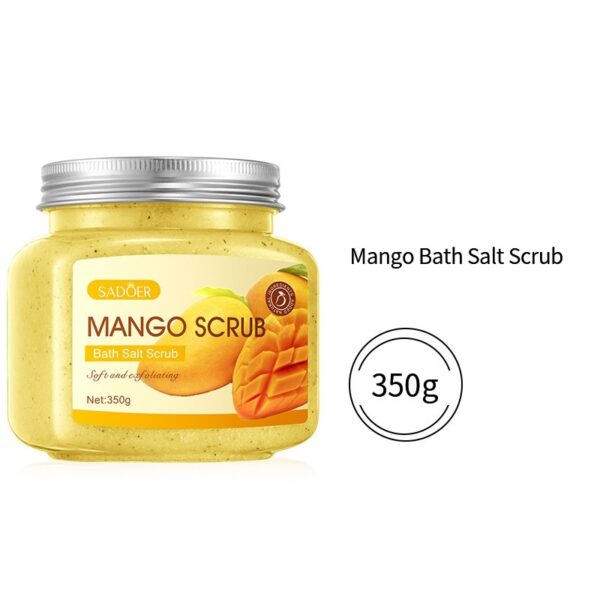Fruit Bath Salt Scrub Cream Exfoliating Body Care / Crema exfoliante corporal con sales de baño de frutas - Imagen 5