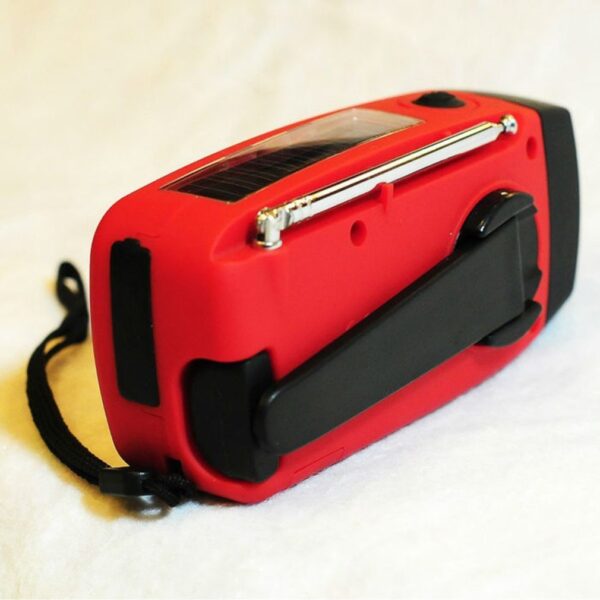 Solar hand crank USB charging radio flashlight - Imagen 10