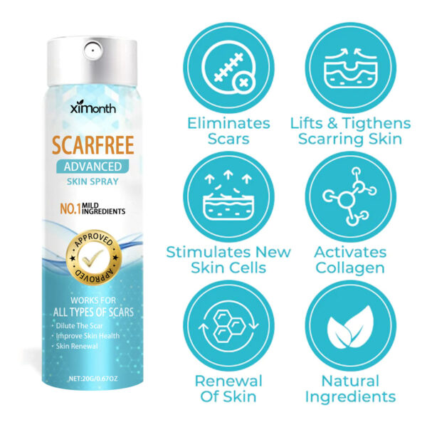 Lighten Scar Care Spray On Body Skin /Spray aclarador para cicatrices en la piel del cuerpo - Imagen 8