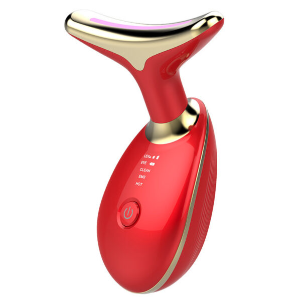 EMS Thermal Neck Lifting And Tighten Massager Electric Microcurrent Wrinkle Remover - Imagen 6
