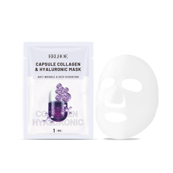 EELHOE Collagen Mask Pack Hydrating Moisturizing Lifting Facial Skin Moisturizing Skin / Mascarilla de colágeno EELHOE, hidratante, reafirmante y reafirmante para la piel facial. - Imagen 6