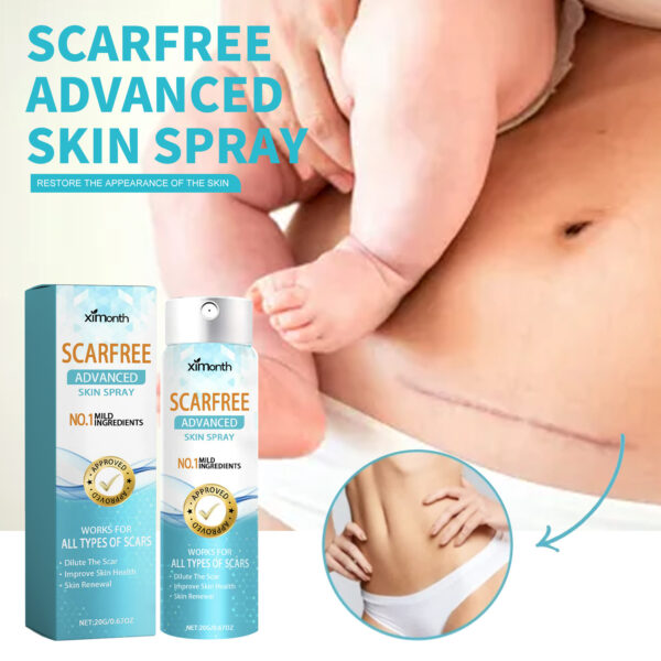 Lighten Scar Care Spray On Body Skin /Spray aclarador para cicatrices en la piel del cuerpo - Imagen 3