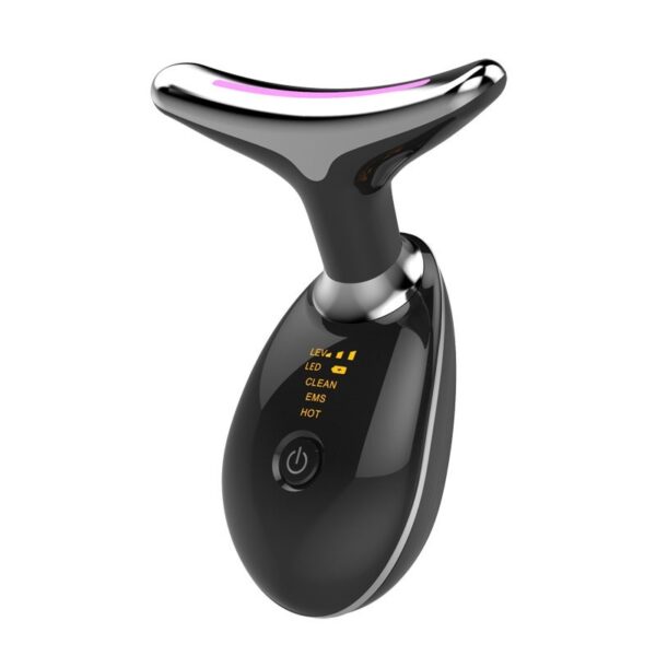 EMS Thermal Neck Lifting And Tighten Massager Electric Microcurrent Wrinkle Remover - Imagen 5