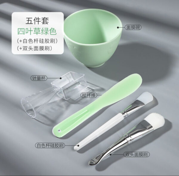 5pcs Face Set For Mask Mixing Bowl Girls Facial Skin Care Tools Kit Women Beauty Supplies Makeup Skin Care Makeup Supplies - Imagen 7
