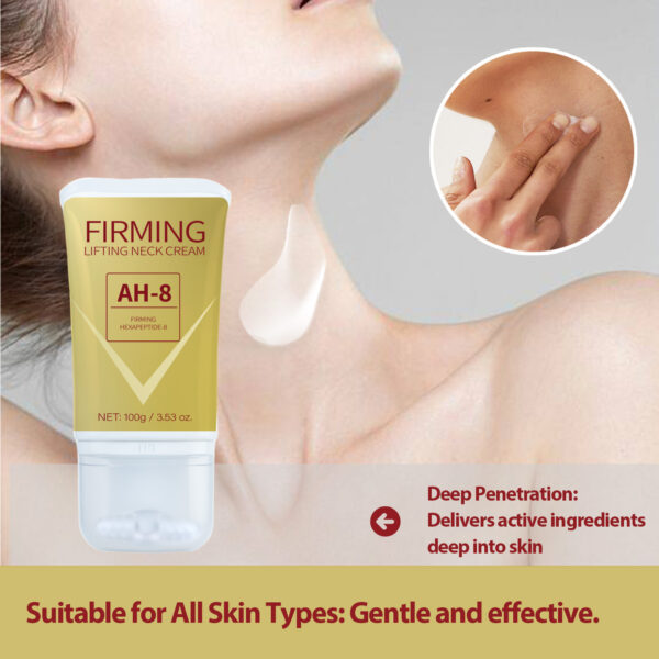 Neck Firming Roller Cream Lifts Dilutes Neck Lines Deeply Nourishes Easily Absorbed Massages And Soothes Neck Skin Care - Imagen 3