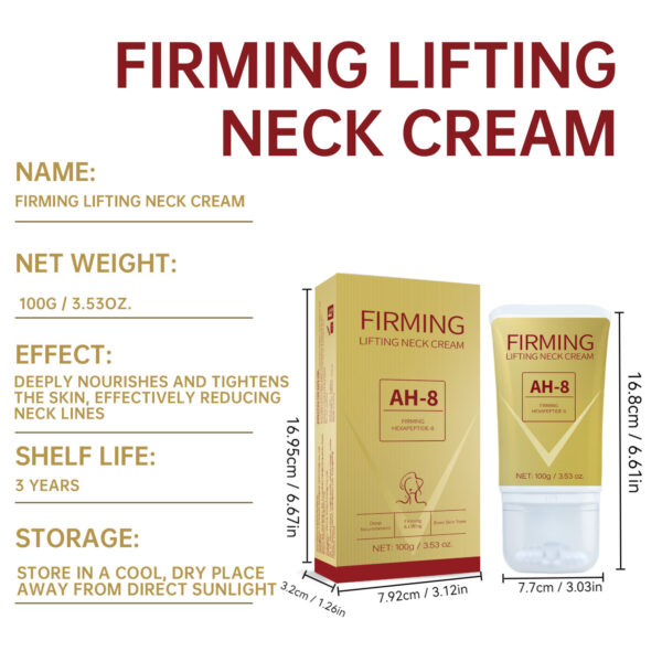 Neck Firming Roller Cream Lifts Dilutes Neck Lines Deeply Nourishes Easily Absorbed Massages And Soothes Neck Skin Care - Imagen 5