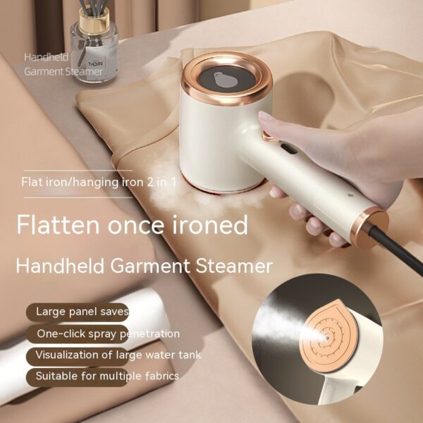 Mini Portable Handheld Garment Steamer Fabric Steam Iron For Clothes Travel Home Appliances Vertical US Plug Ironing Machine - Imagen 4
