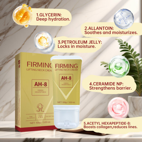 Neck Firming Roller Cream Lifts Dilutes Neck Lines Deeply Nourishes Easily Absorbed Massages And Soothes Neck Skin Care - Imagen 6