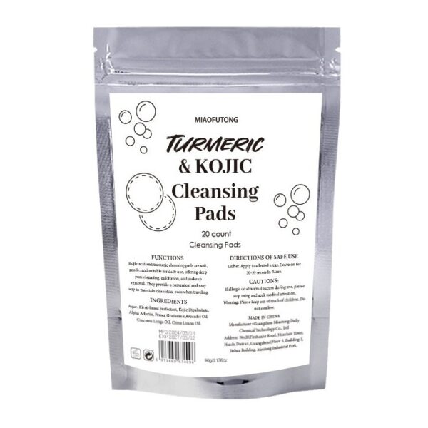 Turmeric Exfoliating Cleansing Pads Compressed Facial Sponges Skin Care Tools For Face Clogged Pores Excess Oil Cleansing - Imagen 9