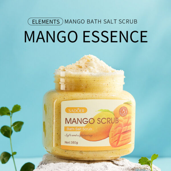 Fruit Bath Salt Scrub Cream Exfoliating Body Care / Crema exfoliante corporal con sales de baño de frutas - Imagen 2