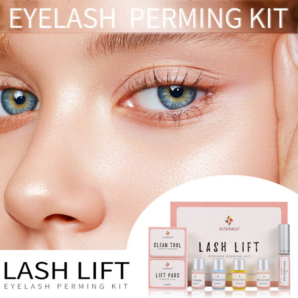 Kit de levantamiento de pestañas ICONSIGN, kit de permanente de pestañas, rizador de pestañas, herramientas de maquillaje de ojos / Dropshipping ICONSIGN Lash Lift Kit Lash Lifiting Eyelash Perming Kit Lash Curling Enhancer Eyes Makeup Tools - Imagen 9