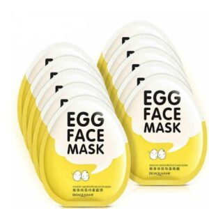 Mascarilla facial iluminadora con control de aceite de huevo / Egg Facial Oil Control Brighten Wrapped Mask
