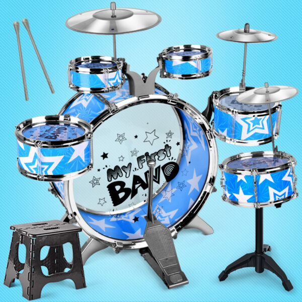 Batería de jazz para niños de 3 a 6 años / Children's Jazz Drum Kit 3-6 Years Old Toys - Imagen 6