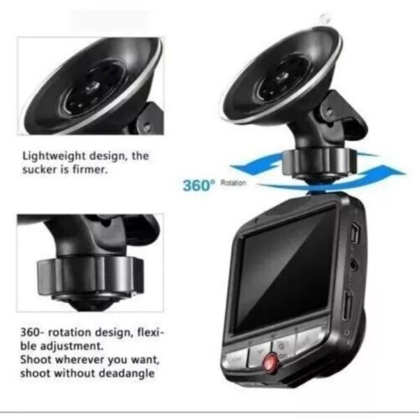 2.4 Inch Full HD 1080P Dash Cam, Car DVR Front Or Rear Camera Night Vision G Sensor - Imagen 4