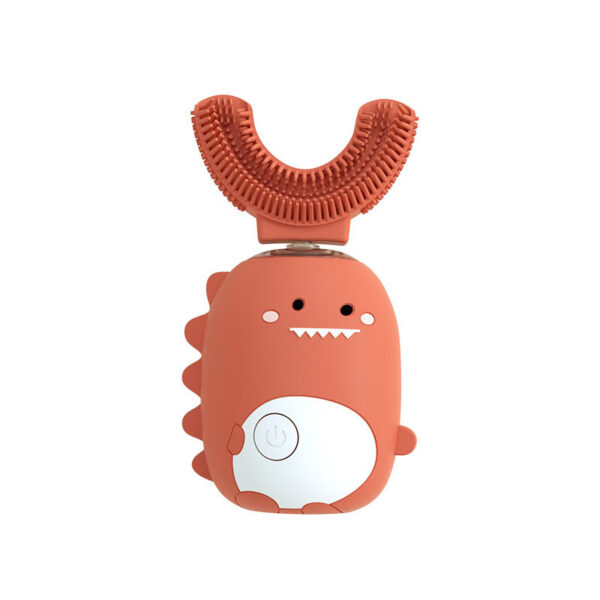 Cepillo de dientes eléctrico para niños en forma de U, cerdas suaves, impermeable, automático, ultrasónico, con patrón de dibujos animados _ U-Shaped Children's Electric Toothbrush Soft Bristles Waterproof  Automatic Ultrasonic Teeth Tooth Brush Cartoon Pattern - Imagen 5