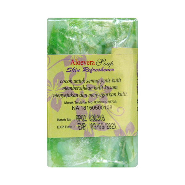 Jabón artesanal de aloe vera para el rostro, jabón limpiador de baño _ Aloe Handmade Soap Face Wash Bath Cleansing Soap - Imagen 3