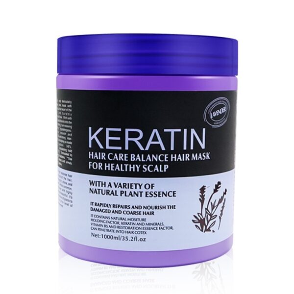 Mascarilla capilar nutritiva sin vapor de lavanda para el cuidado del cabello, reparación multiefecto, tratamiento capilar suave y maníaco, loción para el cuidado de la pielLavender / Non-Steamed Hair Care Nutrition Hair Mask Multi-Effect Repair Manic Soft Hair Treatment Skin care lotion - Imagen 5