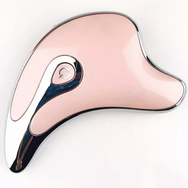 Raspador Gua Sha, masajeador facial, lifting facial, adelgazante, luz LED, microcorriente, rejuvenecimiento de la piel, masaje corporal eléctrico con gouache. / Gua Sha Scraper Facial Massager Face Lifting Slimming LED Light Microcurrent Skin Rejuvenation Electric Body Gouache Massage - Imagen 3
