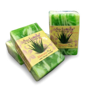 Jabón artesanal de aloe vera para el rostro, jabón limpiador de baño _ Aloe Handmade Soap Face Wash Bath Cleansing Soap