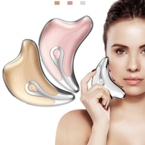 Raspador Gua Sha, masajeador facial, lifting facial, adelgazante, luz LED, microcorriente, rejuvenecimiento de la piel, masaje corporal eléctrico con gouache. / Gua Sha Scraper Facial Massager Face Lifting Slimming LED Light Microcurrent Skin Rejuvenation Electric Body Gouache Massage