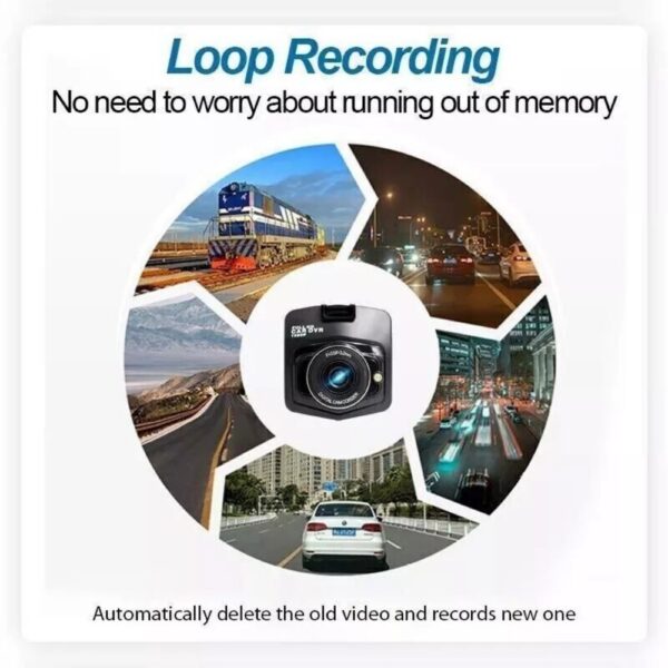 2.4 Inch Full HD 1080P Dash Cam, Car DVR Front Or Rear Camera Night Vision G Sensor - Imagen 9