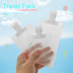 Bolsas desechables para subenvases de cosméticos para el cuidado de la piel de viaje _ Disposable Travel Skincare Cosmetic Subpackaging Bags