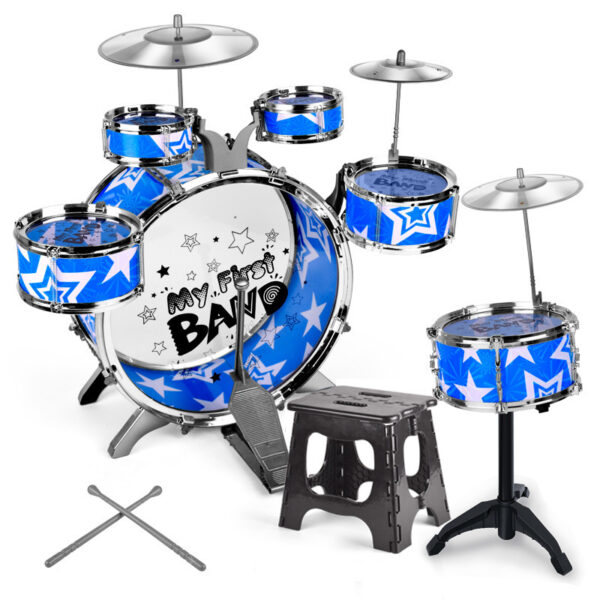 Batería de jazz para niños de 3 a 6 años / Children's Jazz Drum Kit 3-6 Years Old Toys - Imagen 4
