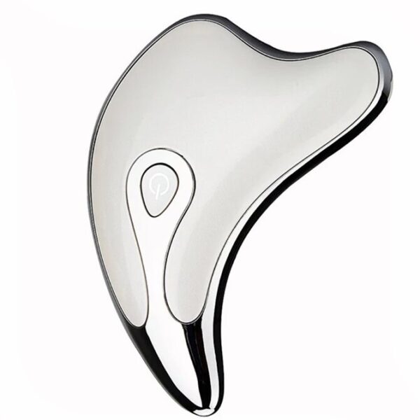 Raspador Gua Sha, masajeador facial, lifting facial, adelgazante, luz LED, microcorriente, rejuvenecimiento de la piel, masaje corporal eléctrico con gouache. / Gua Sha Scraper Facial Massager Face Lifting Slimming LED Light Microcurrent Skin Rejuvenation Electric Body Gouache Massage - Imagen 4