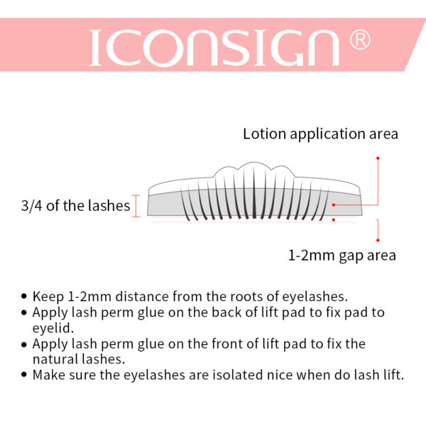 Kit de levantamiento de pestañas ICONSIGN, kit de permanente de pestañas, rizador de pestañas, herramientas de maquillaje de ojos / Dropshipping ICONSIGN Lash Lift Kit Lash Lifiting Eyelash Perming Kit Lash Curling Enhancer Eyes Makeup Tools - Imagen 6
