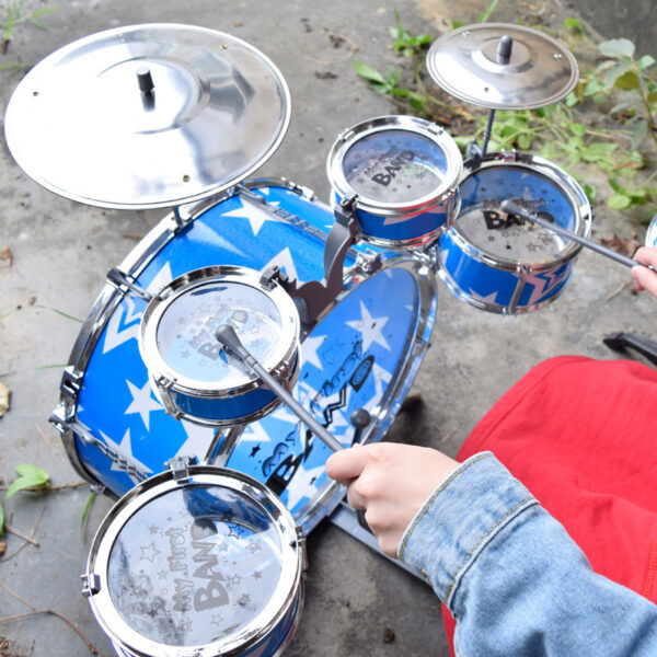 Batería de jazz para niños de 3 a 6 años / Children's Jazz Drum Kit 3-6 Years Old Toys - Imagen 5