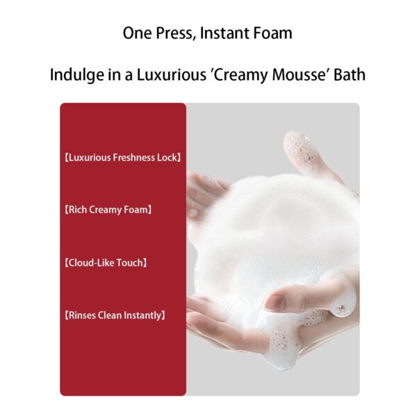 Baño de burbujas cremoso, gel de ducha hidratante, fragancia duradera, mousse corporal perfumada / Cream Bubble Bath, Hydrating Shower Gel, Long-lasting Fragrance, Fragrance Body Mousse - Imagen 3
