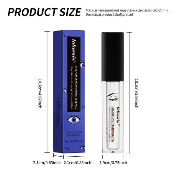Líquido nutritivo para pestañas, suplemento nutritivo para la raíz del cabello, nutrición profunda, reparación, hace que las pestañas sean gruesas, delgadas y rizadas. / Nourish Liquid Of Eyelash Nourishing Hair Root Supplement Nutrition Deep Nourishing Repair Make Eyelashes Thick Slender Curl - Imagen 4