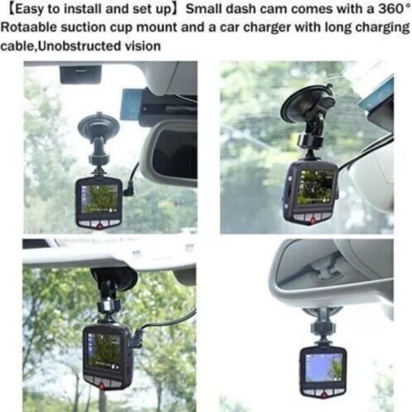 2.4 Inch Full HD 1080P Dash Cam, Car DVR Front Or Rear Camera Night Vision G Sensor - Imagen 3