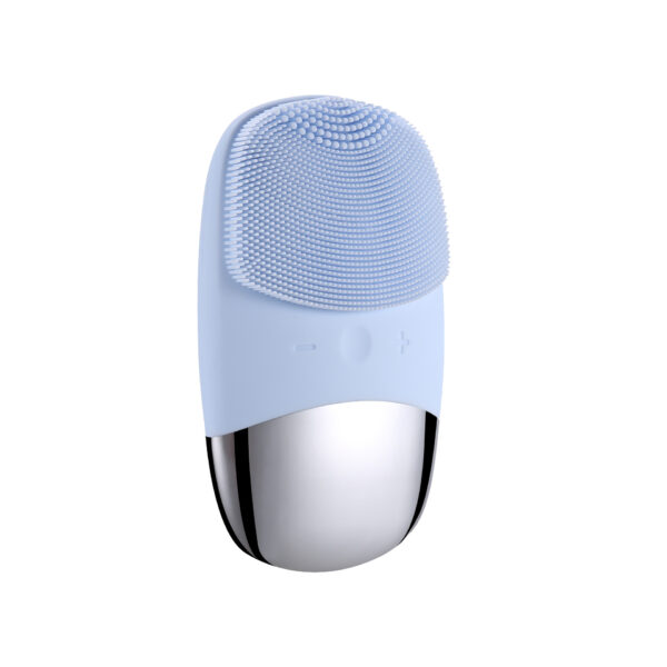Mini cepillo eléctrico de silicona para limpieza facial, limpiador facial eléctrico, cepillo de limpieza facial, masajeador de piel, herramientas para el cuidado de la piel.  _Mini Silicone Electric Face Cleansing Brush Electric Facial Cleanser Facial Cleansing Brush Skin Massager Skin Care Tools - Imagen 5