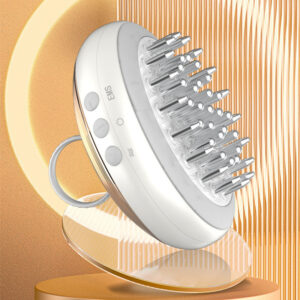 Peine Regenerador de Cabello Infrarrojo EMS – Masajeador Capilar Multifuncional con Terapia de Luz y Absorción de Líquidos / Infrared EMS Hair Growth Comb – Multifunctional Scalp Massager with Liquid Absorption Therapy