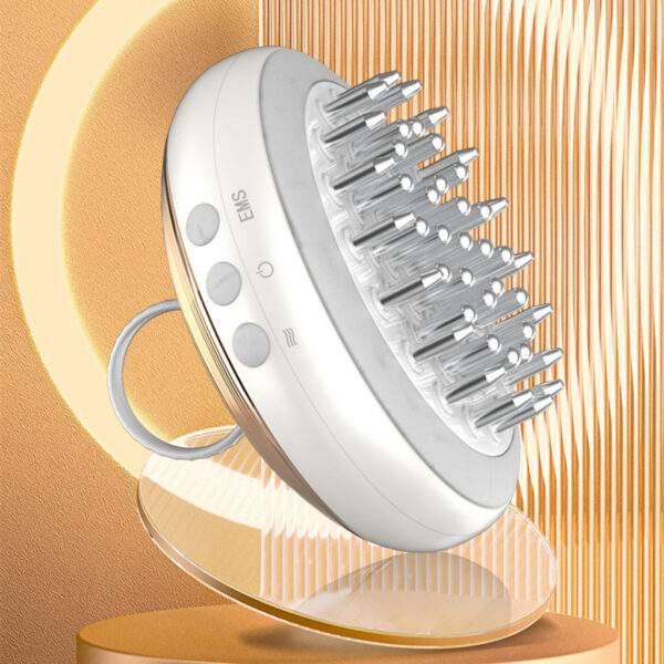 Peine Regenerador de Cabello Infrarrojo EMS – Masajeador Capilar Multifuncional con Terapia de Luz y Absorción de Líquidos / Infrared EMS Hair Growth Comb – Multifunctional Scalp Massager with Liquid Absorption Therapy
