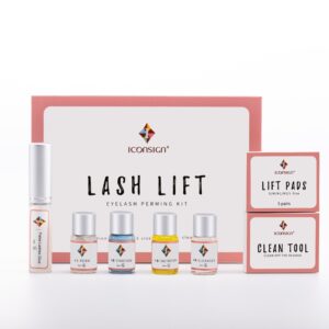 Kit de levantamiento de pestañas ICONSIGN, kit de permanente de pestañas, rizador de pestañas, herramientas de maquillaje de ojos / Dropshipping ICONSIGN Lash Lift Kit Lash Lifiting Eyelash Perming Kit Lash Curling Enhancer Eyes Makeup Tools