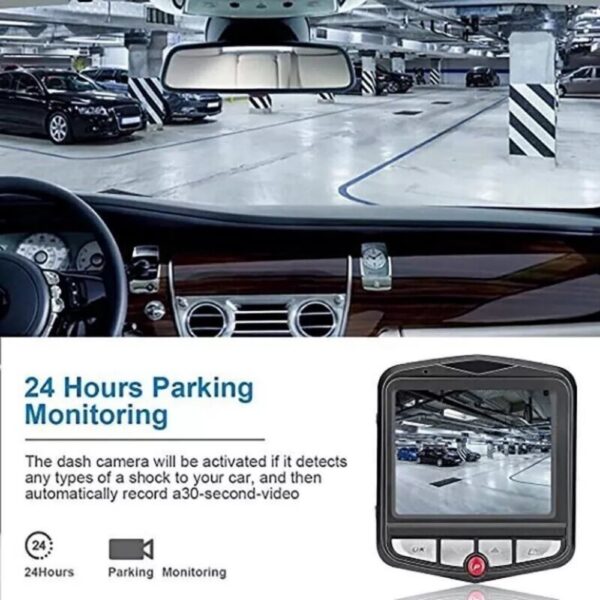 2.4 Inch Full HD 1080P Dash Cam, Car DVR Front Or Rear Camera Night Vision G Sensor - Imagen 10