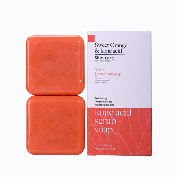 Jabón de baño limpiador artesanal de cúrcuma esmerilado _ Frosted Handmade Cleansing Bath Turmeric Soap - Imagen 9